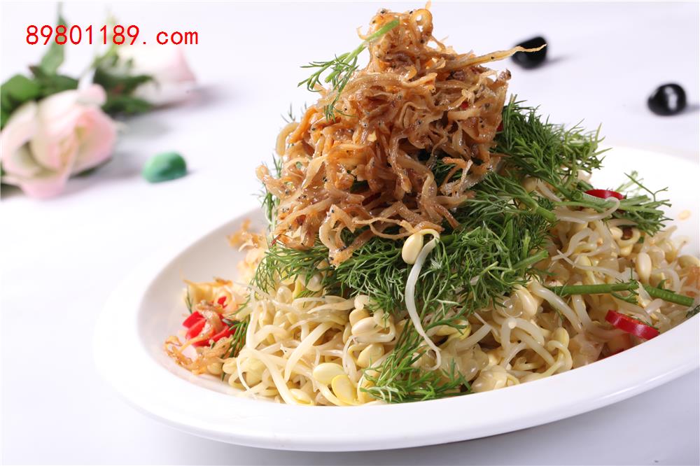 丁香鱼拌豆芽